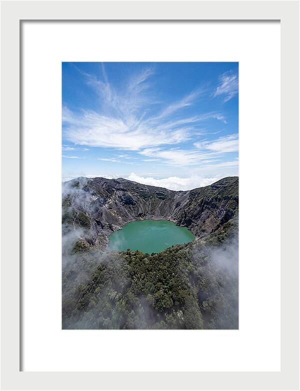 Irazu Volcano Crater Lake