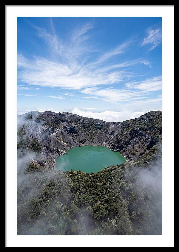 Irazu Volcano Crater Lake