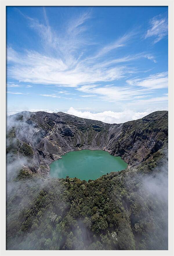 Irazu Volcano Crater Lake
