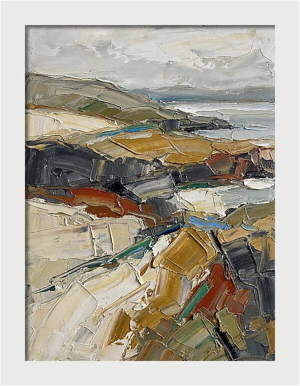 Irish Landscape In Palette Knife