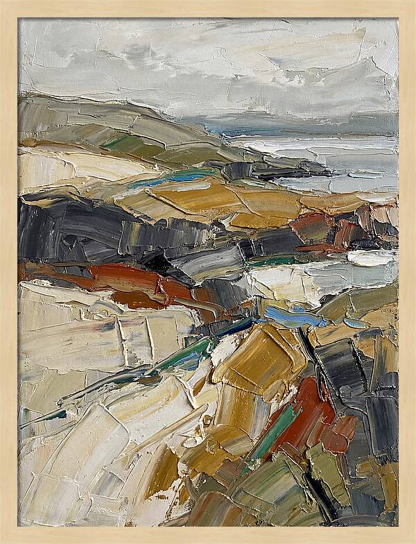 Irish Landscape In Palette Knife