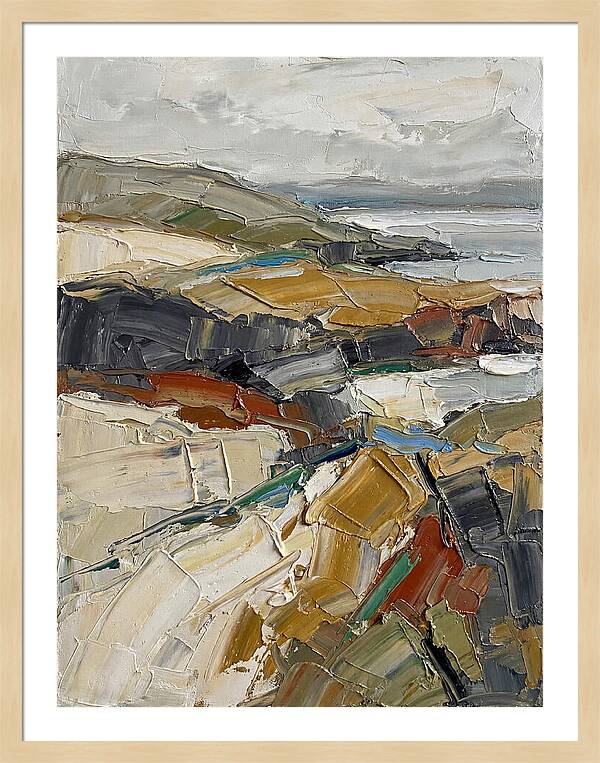 Irish Landscape In Palette Knife