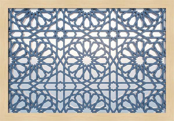 Islamic Geometric Window Screen