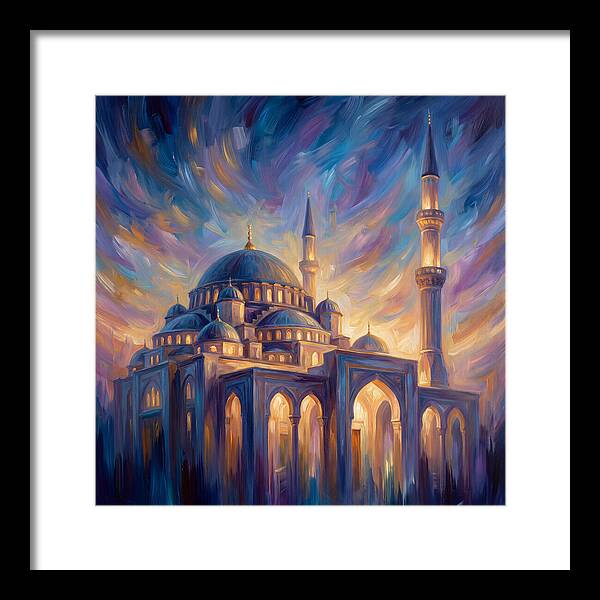 Islamic Mosque At Dusk