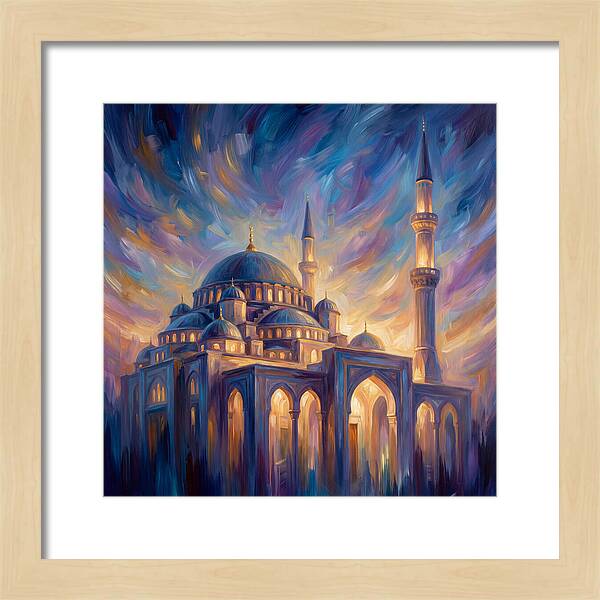 Islamic Mosque At Dusk