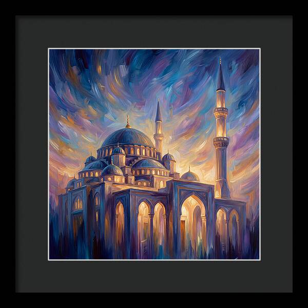 Islamic Mosque At Dusk