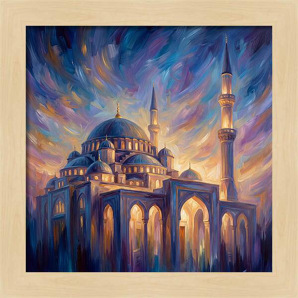 Islamic Mosque At Dusk
