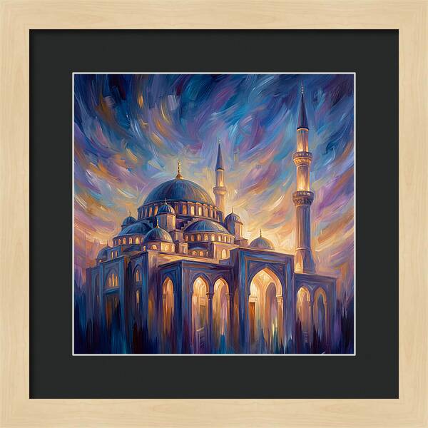 Islamic Mosque At Dusk