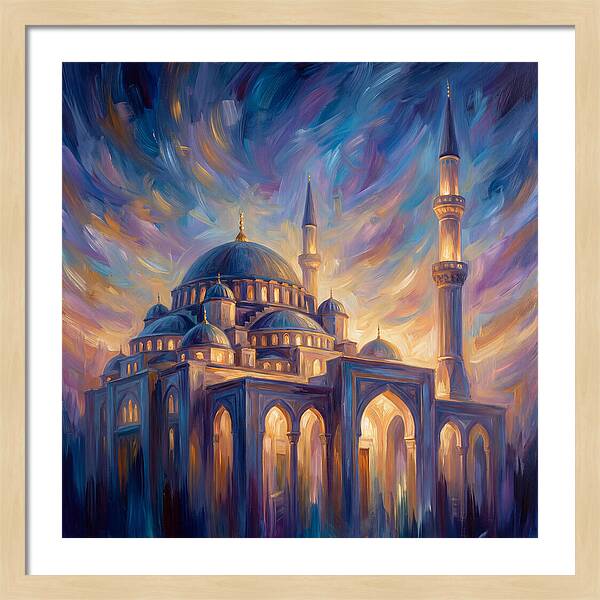 Islamic Mosque At Dusk