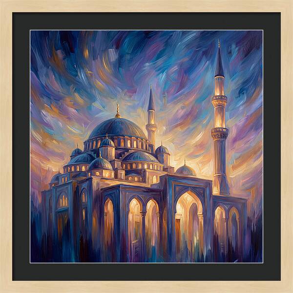 Islamic Mosque At Dusk