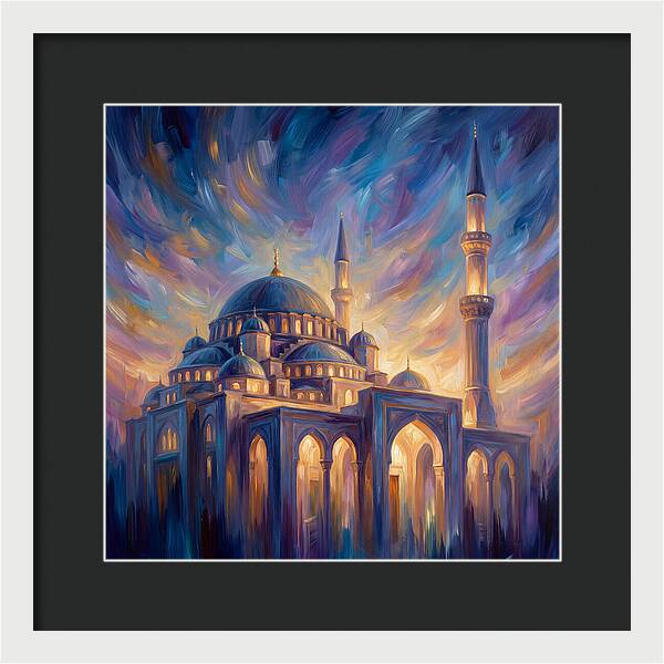 Islamic Mosque At Dusk