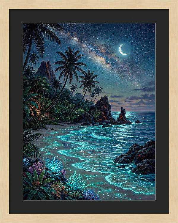 Island Beach Nightscape