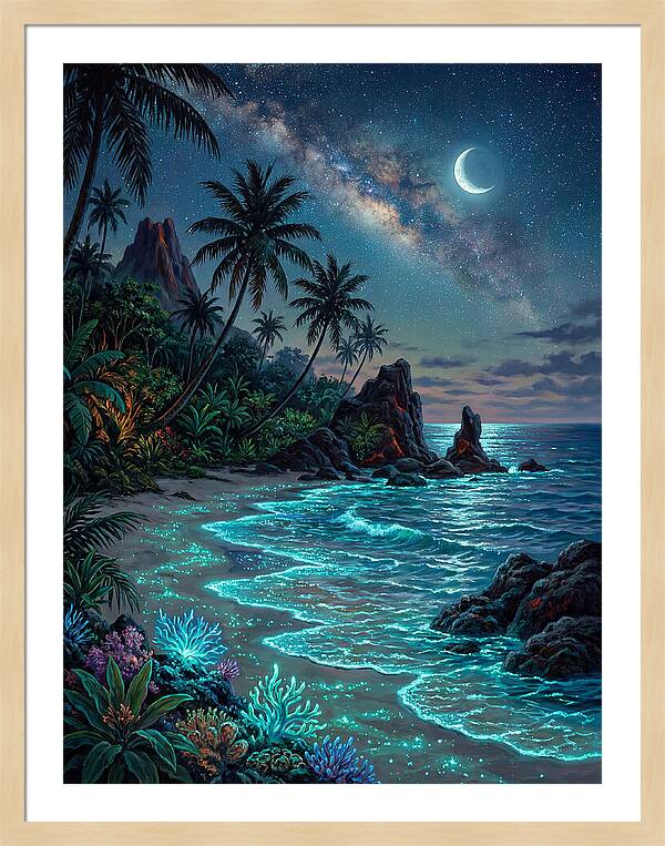 Island Beach Nightscape