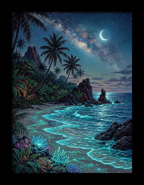 Island Beach Nightscape