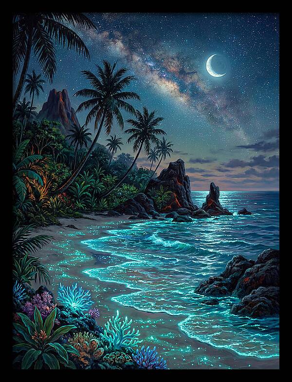 Island Beach Nightscape