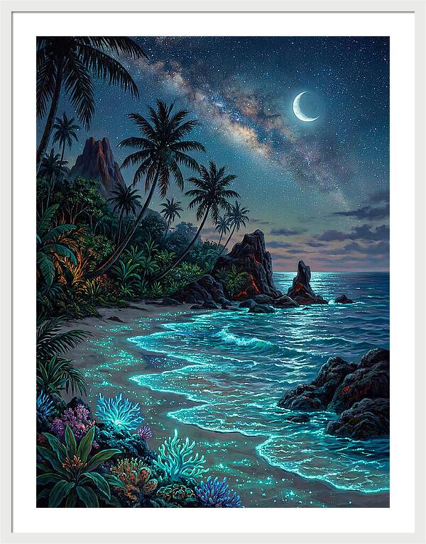 Island Beach Nightscape