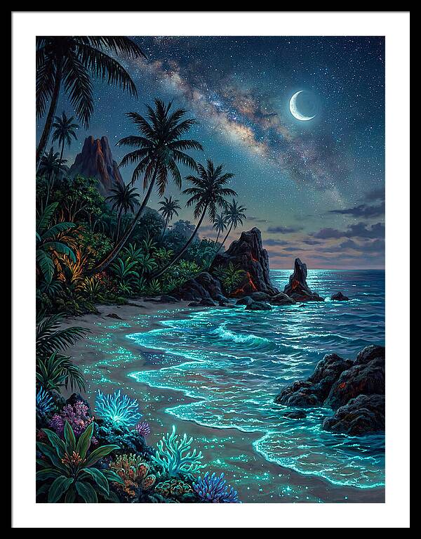 Island Beach Nightscape