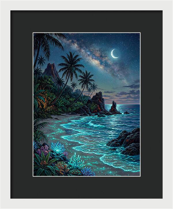 Island Beach Nightscape