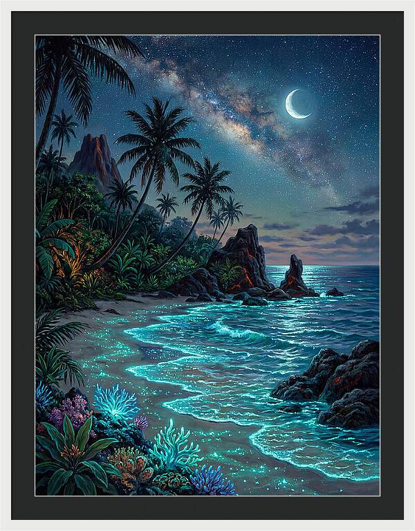 Island Beach Nightscape