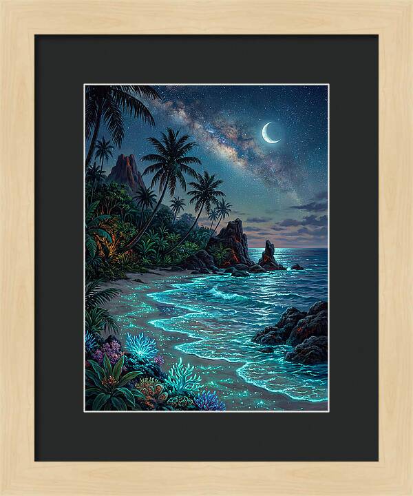 Island Beach Nightscape