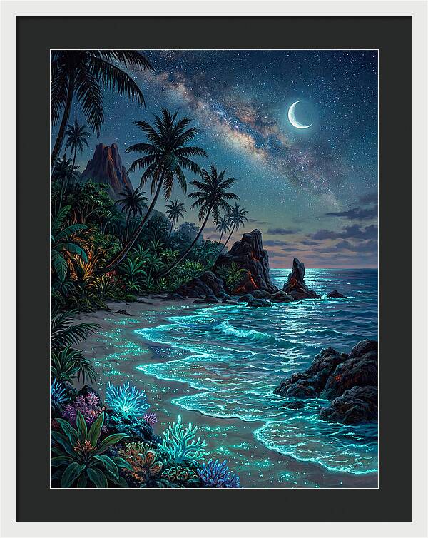 Island Beach Nightscape