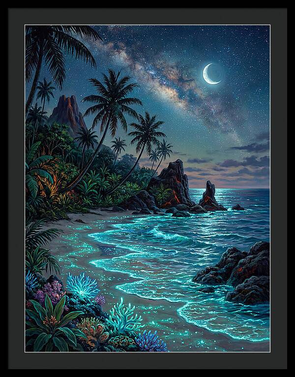 Island Beach Nightscape