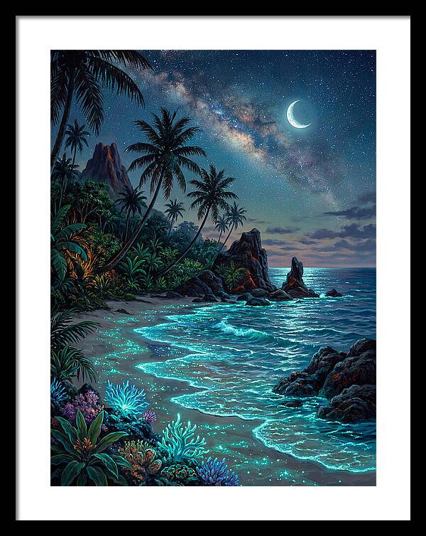 Island Beach Nightscape