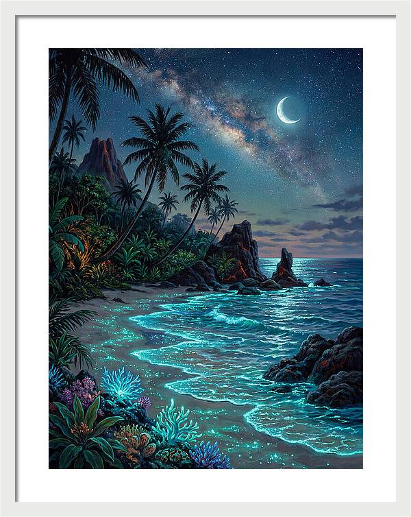 Island Beach Nightscape