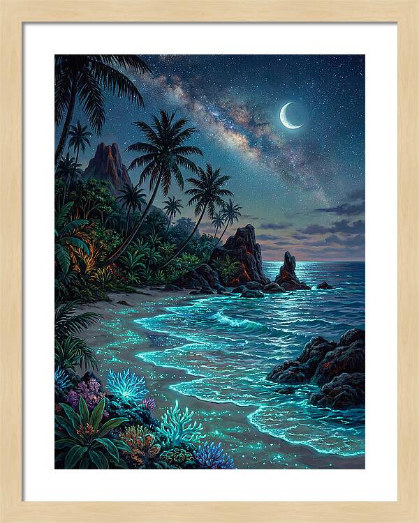 Island Beach Nightscape