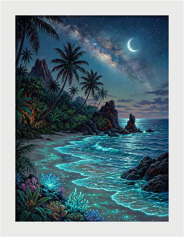 Island Beach Nightscape