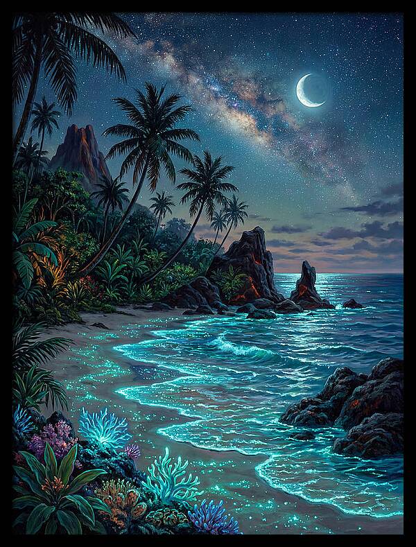 Island Beach Nightscape