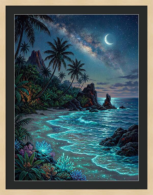 Island Beach Nightscape