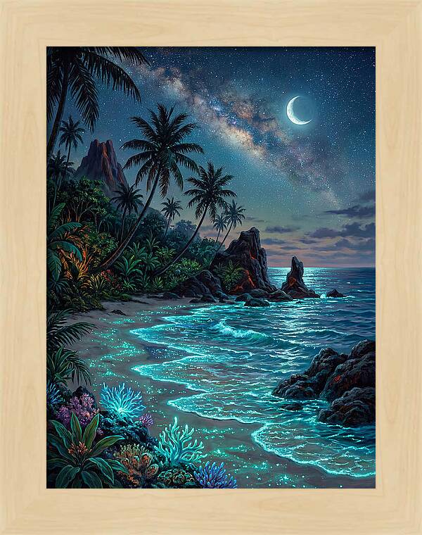 Island Beach Nightscape