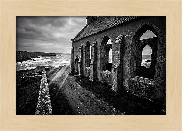 Island Church With Ocean View