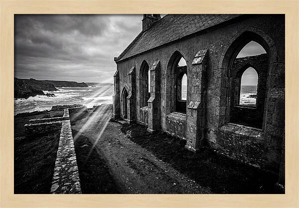 Island Church With Ocean View