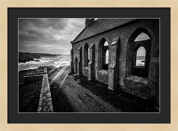 Island Church With Ocean View