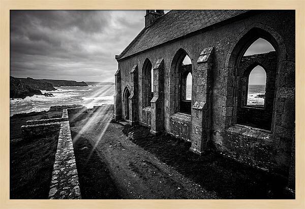 Island Church With Ocean View