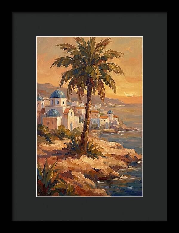 Island Oasis At Sunset