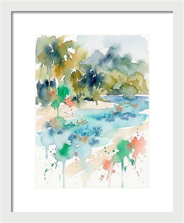 Island Paradise Watercolor