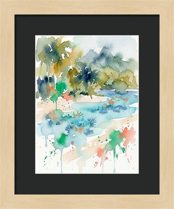 Island Paradise Watercolor