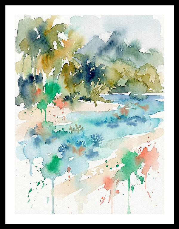 Island Paradise Watercolor