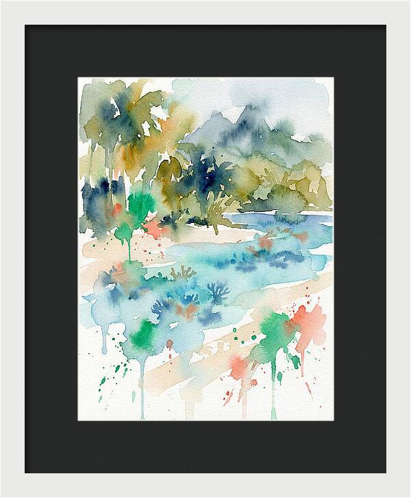 Island Paradise Watercolor