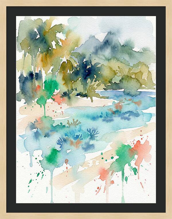 Island Paradise Watercolor