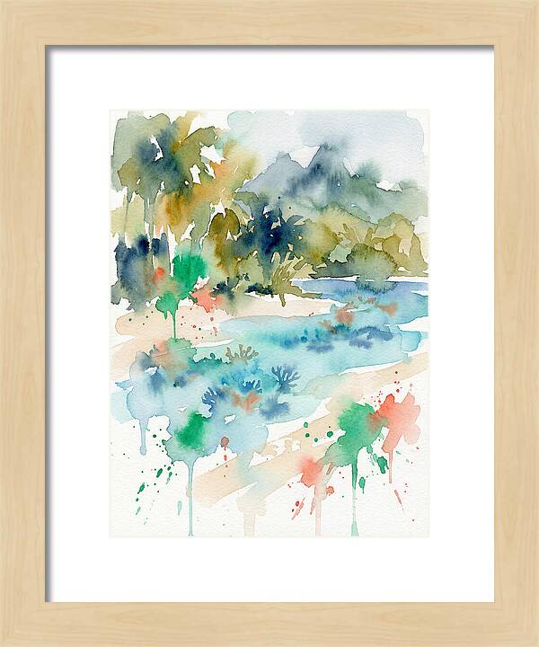 Island Paradise Watercolor