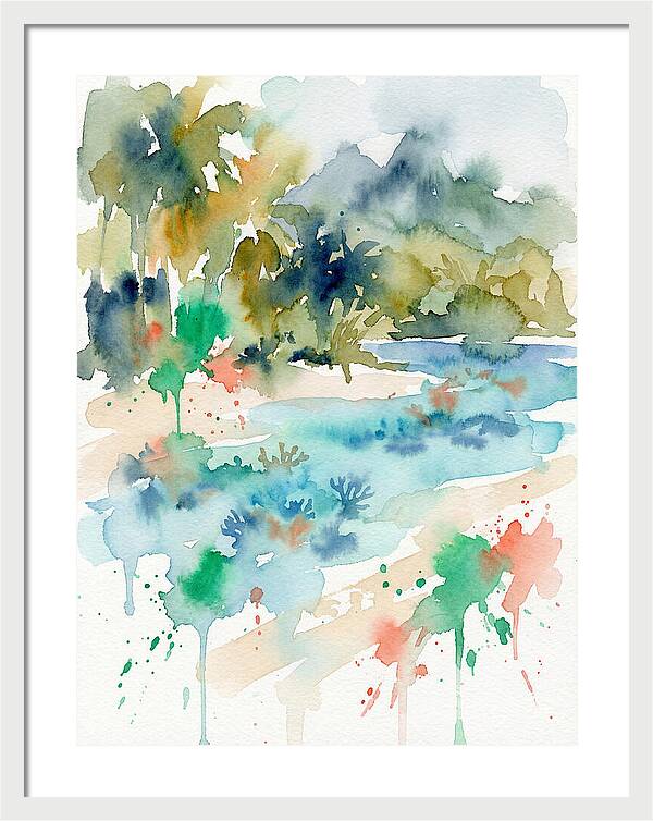 Island Paradise Watercolor