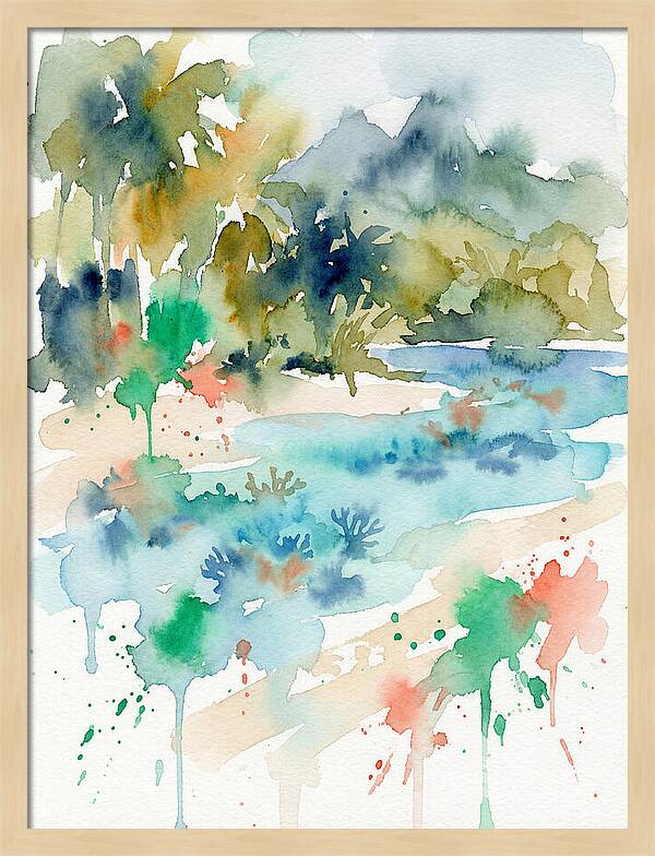 Island Paradise Watercolor