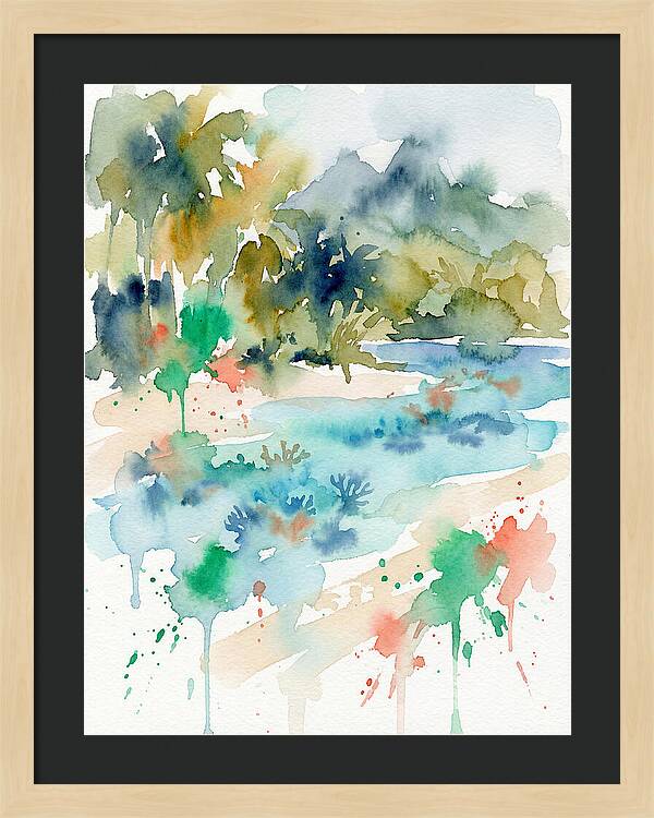 Island Paradise Watercolor