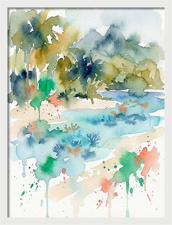 Island Paradise Watercolor
