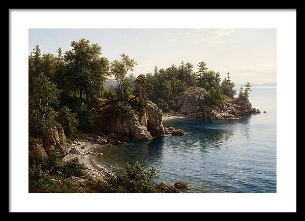 Island Serenity In Realism