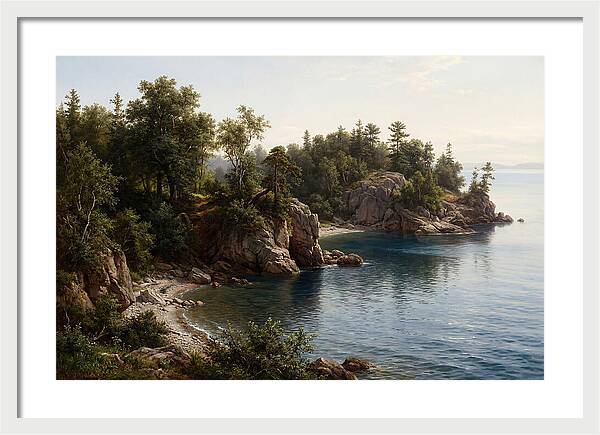 Island Serenity In Realism